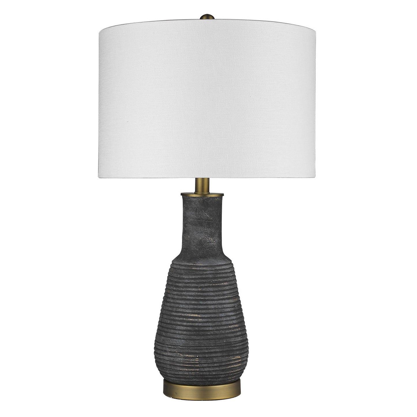 Trend Home 1-Light Brass Table Lamp By Homeroots - 399180 | Table Lamps | Modishstore