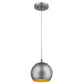 Light Gray and Gold Hanging Dome Light By Homeroots | Pendant Lamps | Modishstore - 2