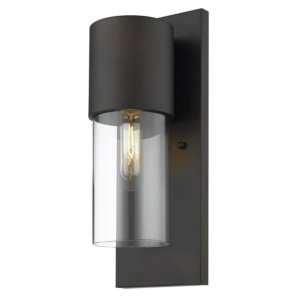 Contemporary Antique Bronze and Glass Wall Light By Homeroots | Wall Lamps | Modishstore - 2