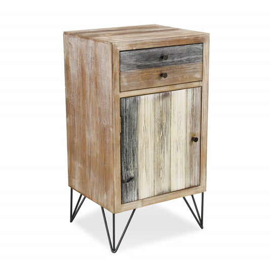 Modern Urban Rustic End Or Side Table By Homeroots | Side Tables | Modishstore