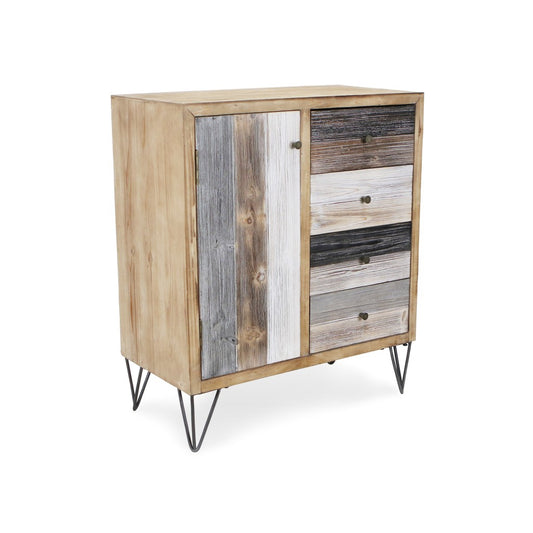 Modern Urban Rustic Accent Storage Cabinet By Homeroots | Cabinets | Modishstore