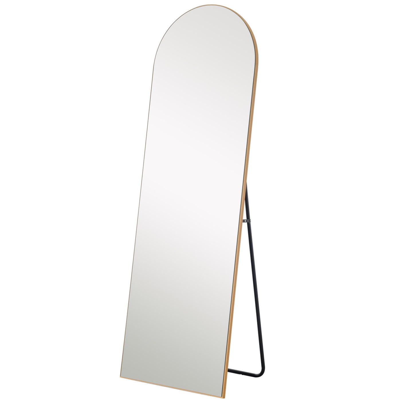 Arched Gold Standing Mirror By Homeroots | Mirrors | Modishstore