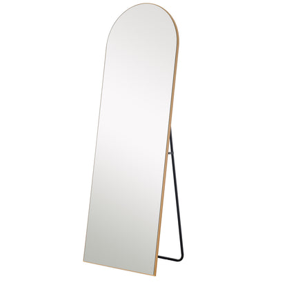 Arched Gold Standing Mirror By Homeroots | Mirrors | Modishstore - 2