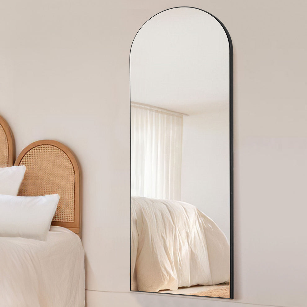 Arched Gold Standing Mirror By Homeroots | Mirrors | Modishstore - 6