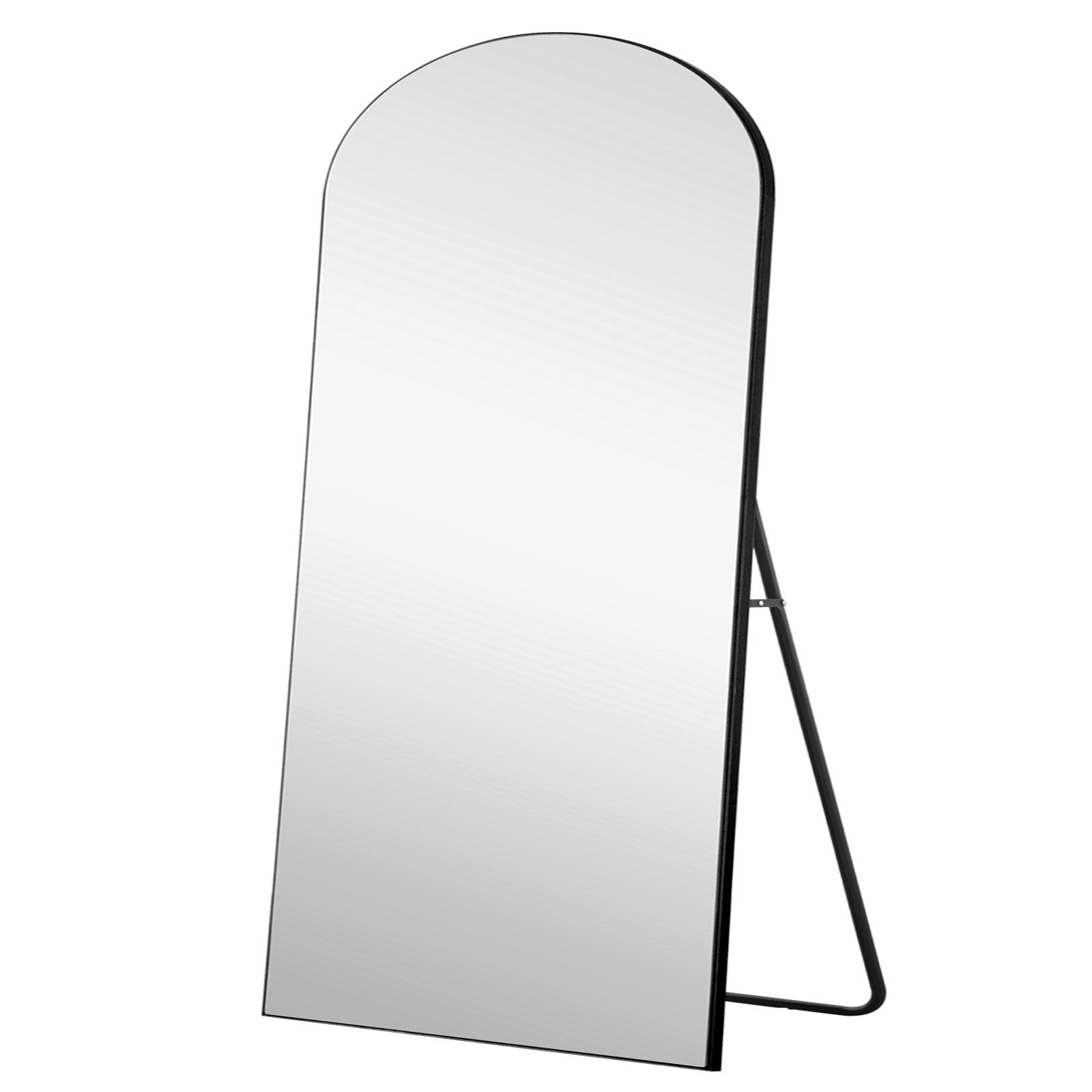 Black Arched Mirror with Stand By Homeroots | Mirrors | Modishstore - 2
