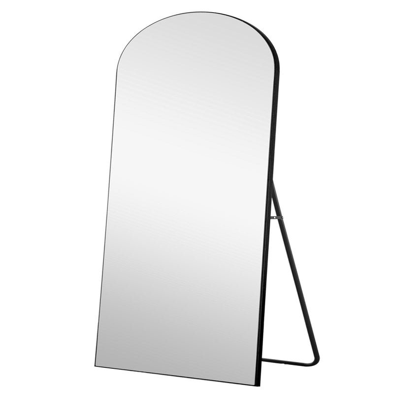 Black Arched Mirror with Stand By Homeroots | Mirrors | Modishstore - 2