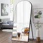 Black Arched Mirror with Stand By Homeroots | Mirrors | Modishstore