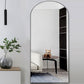 Black Arched Mirror with Stand By Homeroots | Mirrors | Modishstore - 3