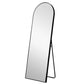 Narrow Gold Arched Full-length Floor Mirror with Stand By Homeroots | Mirrors | Modishstore - 5