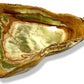 Raw Edge Banded Onyx Bowl - Large - Cream/Green/Brown-3