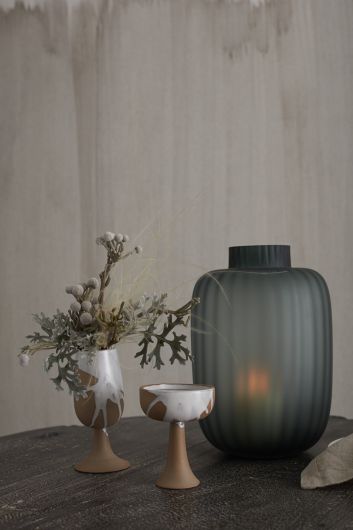 Prasinos Dark Green Vase By Accent Decor | Vases | Modishstore - 4