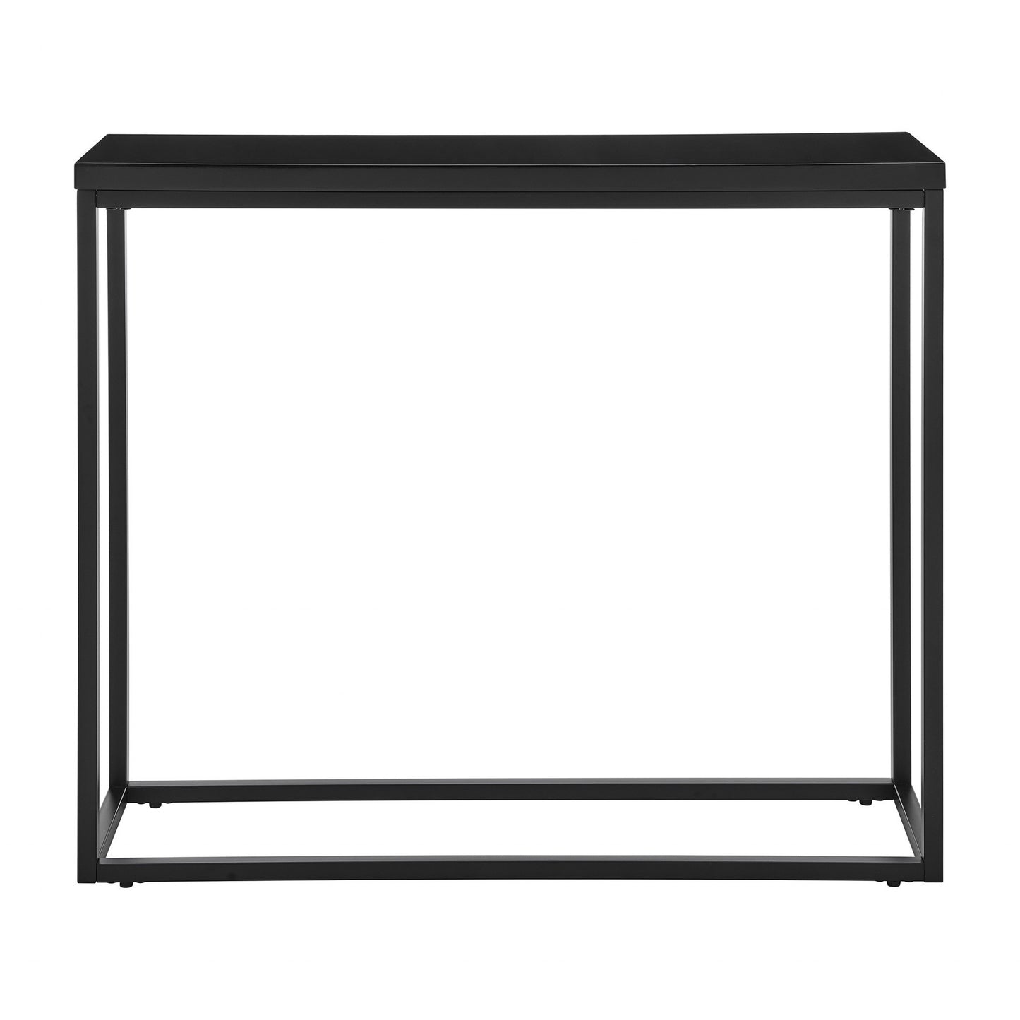 Modern Black Gloss on Black Console Table By Homeroots | Console Tables | Modishstore