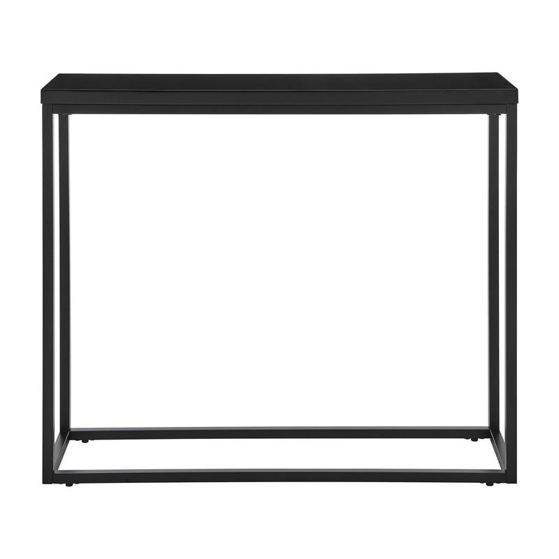 Modern Black Gloss on Black Console Table By Homeroots | Console Tables | Modishstore