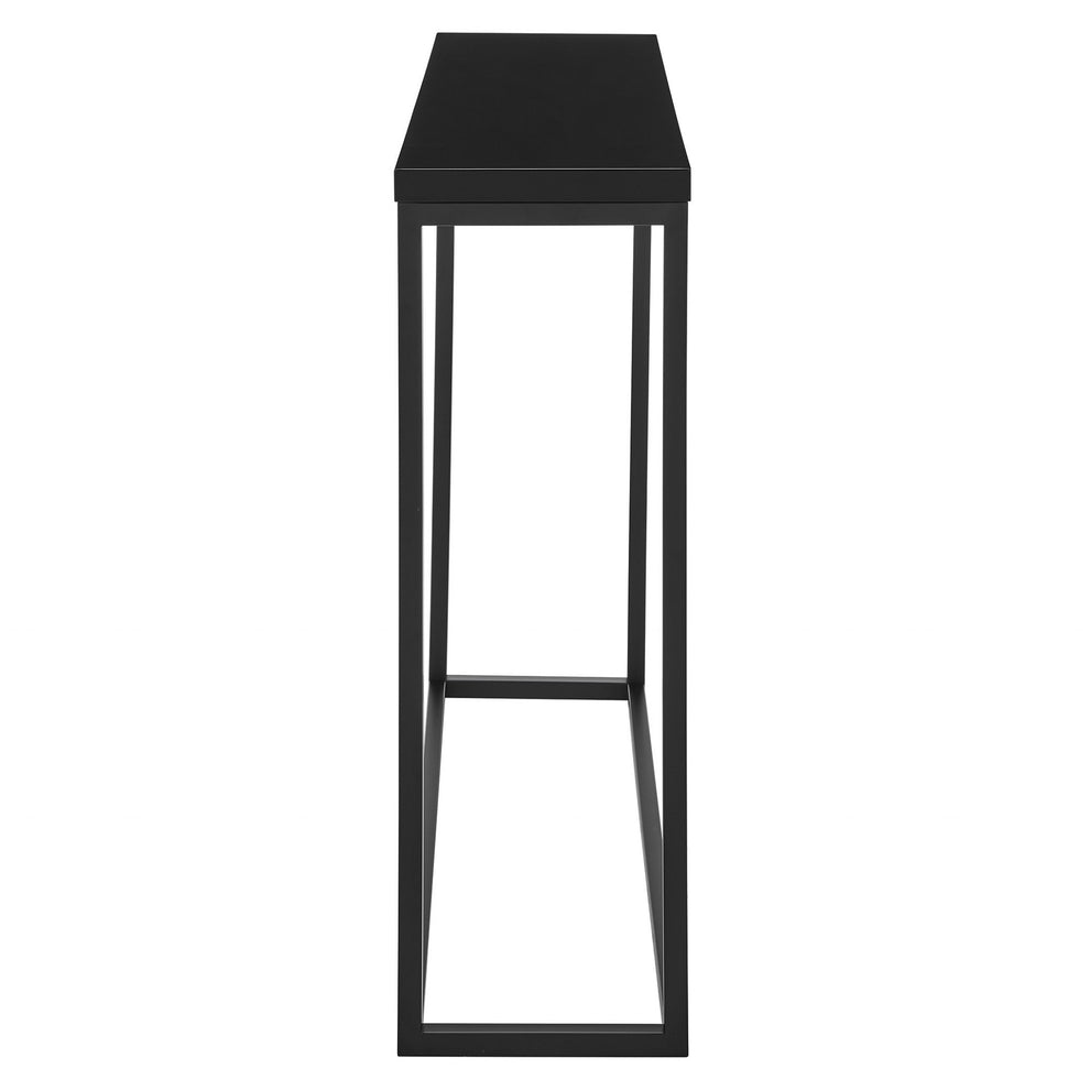 Modern Black Gloss on Black Console Table By Homeroots | Console Tables | Modishstore - 3