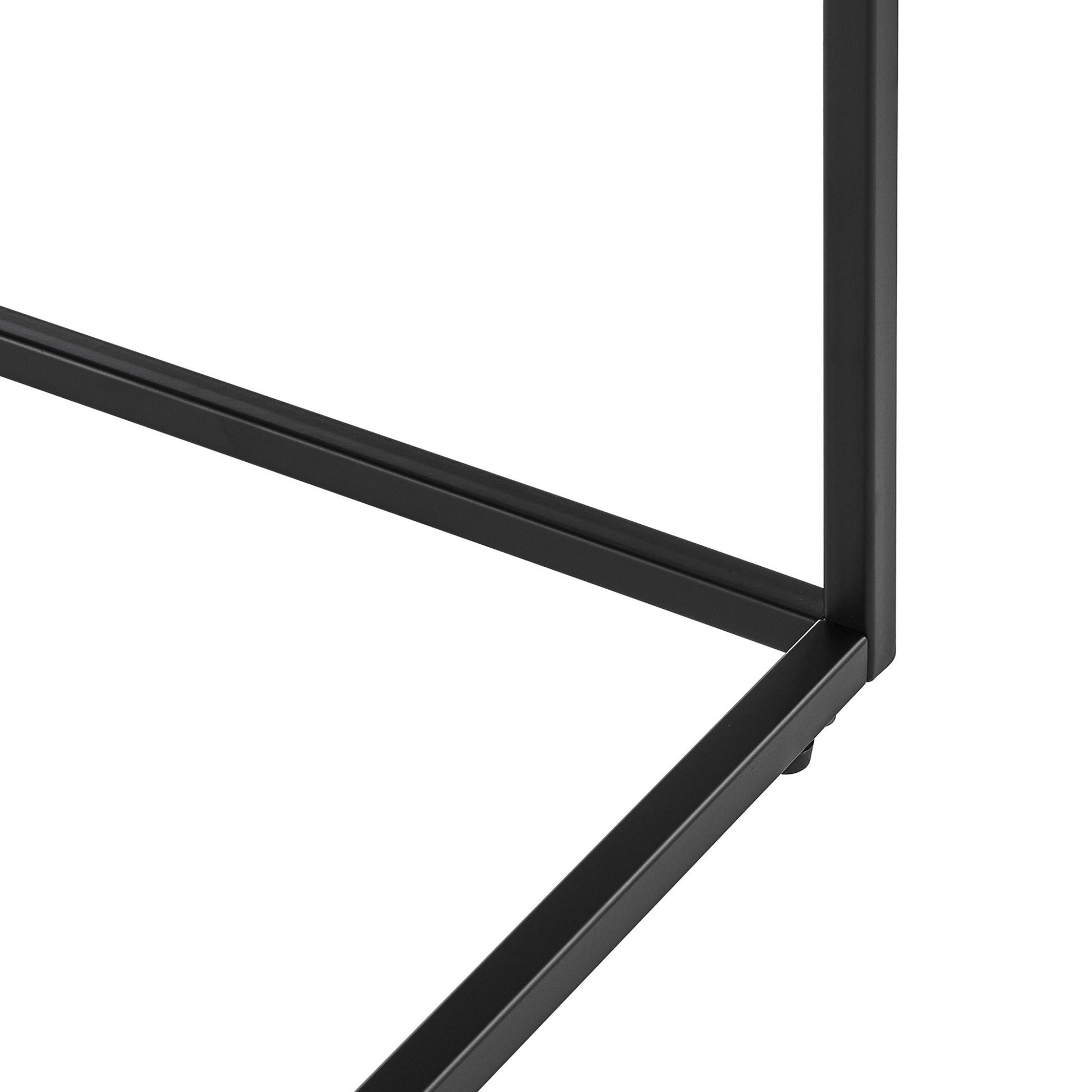 Modern Black Gloss on Black Console Table By Homeroots | Console Tables | Modishstore - 4