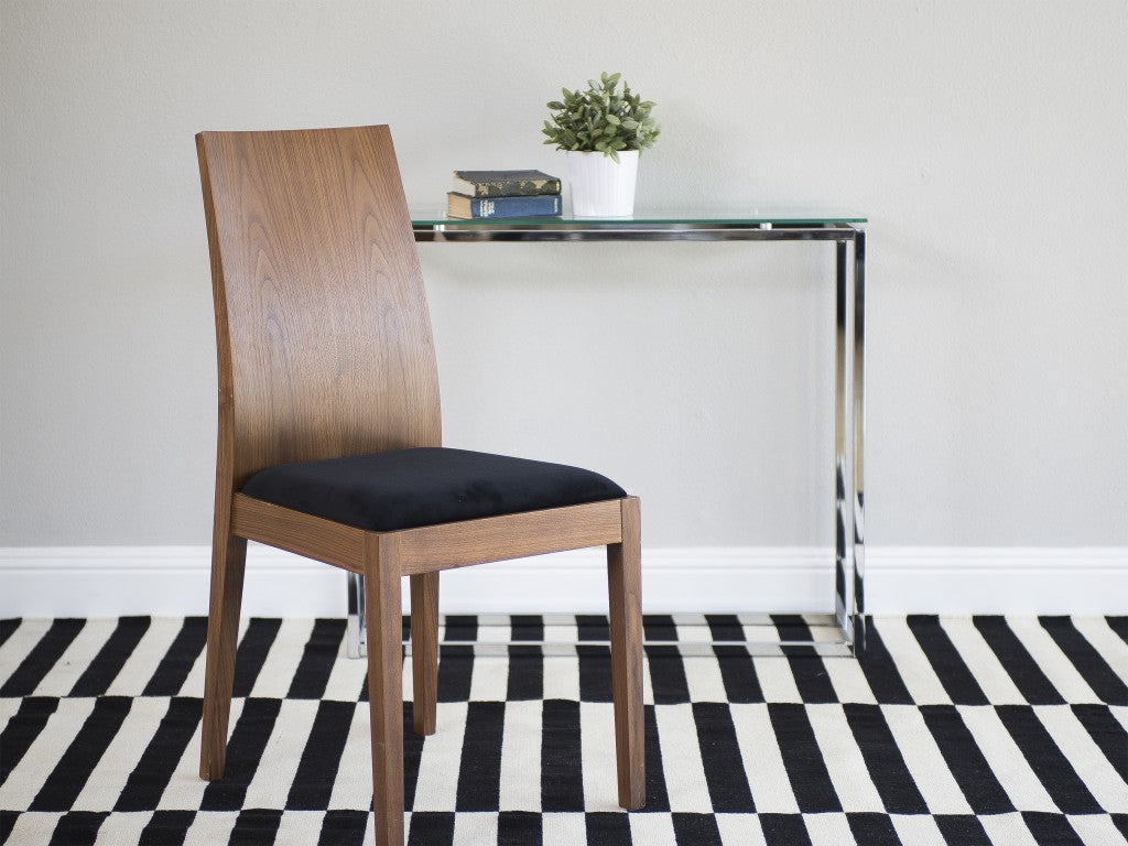 Geo Rectangle Clear Glass and Chrome Console Table By Homeroots | Console Tables | Modishstore - 5