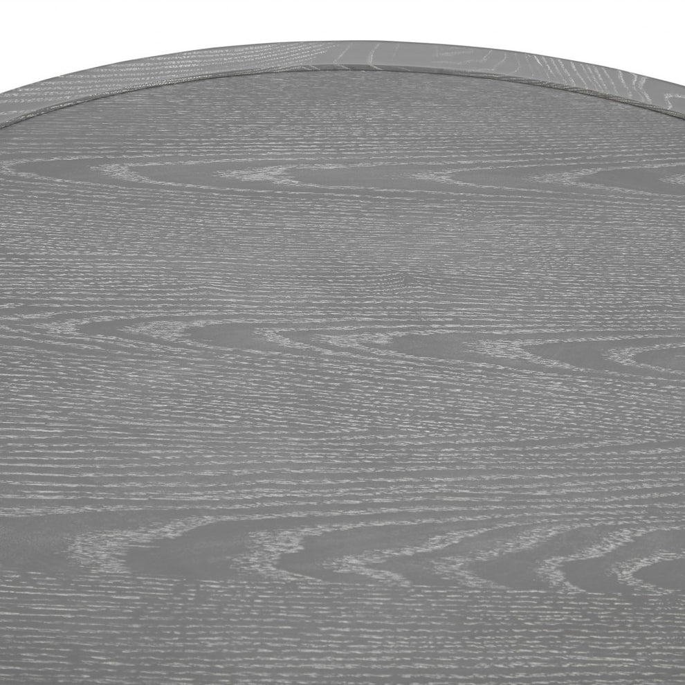 Modern Gray and Black Round Coffee Table By Homeroots | Coffee Tables | Modishstore - 6