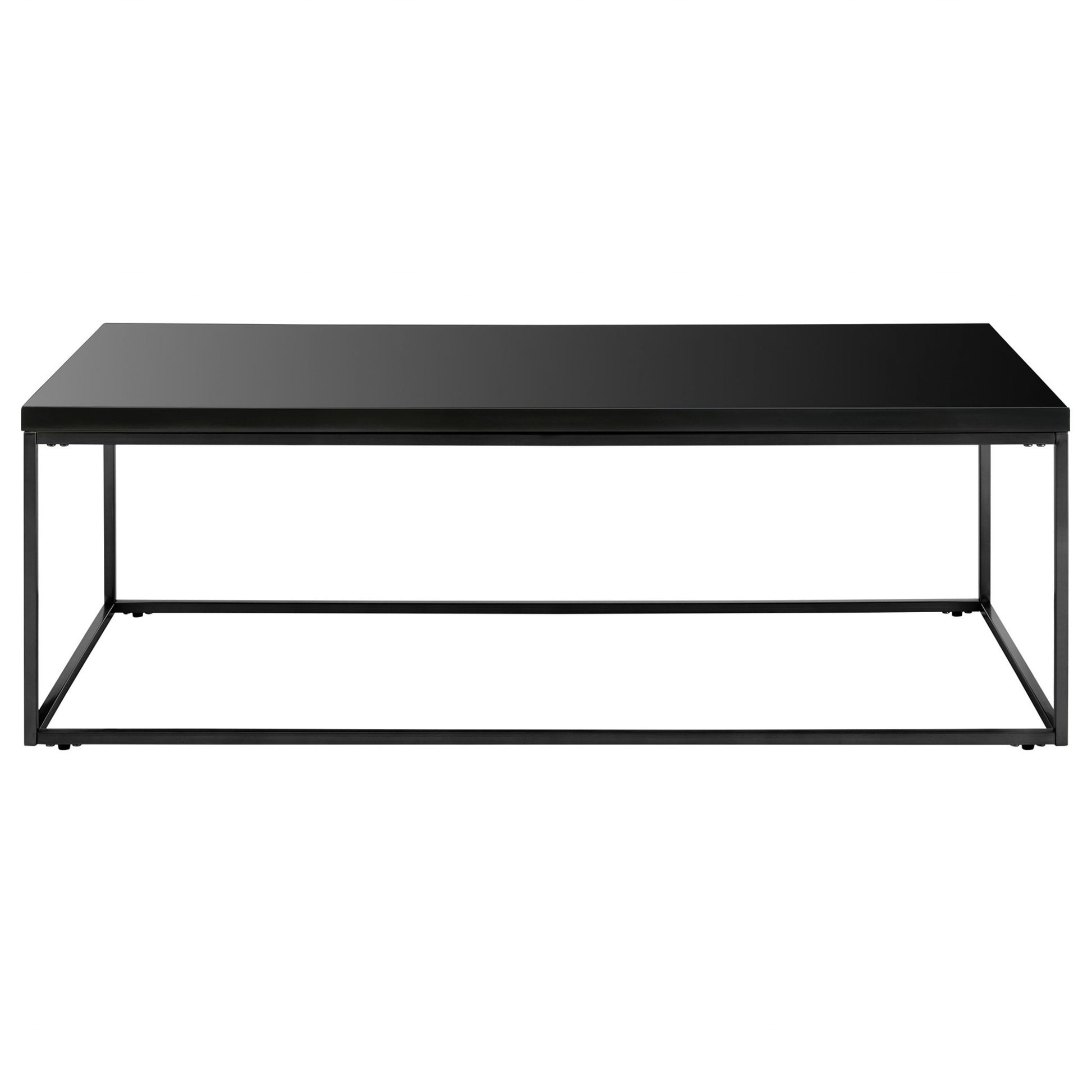 Black on Black High Gloss Coffee Table By Homeroots | Coffee Tables | Modishstore