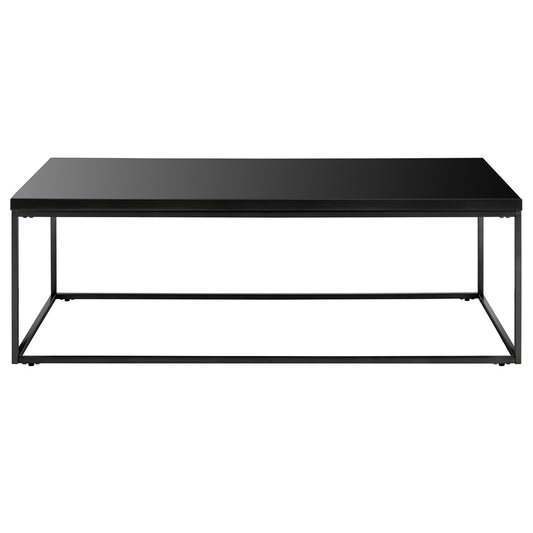 Black on Black High Gloss Coffee Table By Homeroots | Coffee Tables | Modishstore