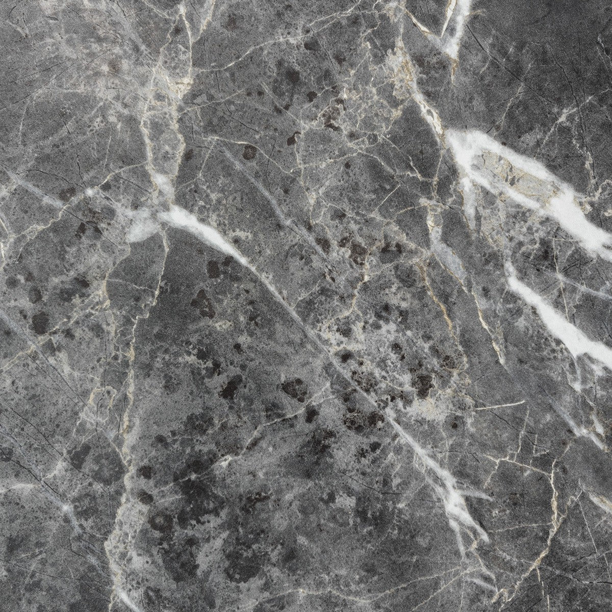 Black on Stainless Faux Marble Coffee Table By Homeroots | Coffee Tables | Modishstore - 2