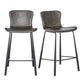 Set of Two Charcoal Counter Stools By Homeroots | Counter Stools | Modishstore - 6