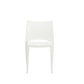 Set Of Two White Stacking Indoor Or Outdoor Chairs By Homeroots | Dining Chairs | Modishstore