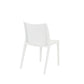 Set Of Two White Stacking Indoor Or Outdoor Chairs By Homeroots | Dining Chairs | Modishstore - 4