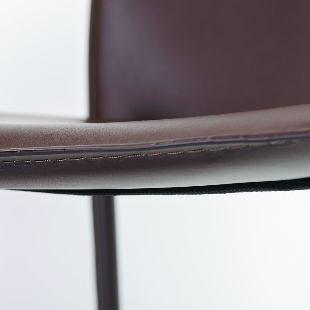 Set Of Two Premium All Black Stacking Dining Chairs By Homeroots | Dining Chairs | Modishstore - 13