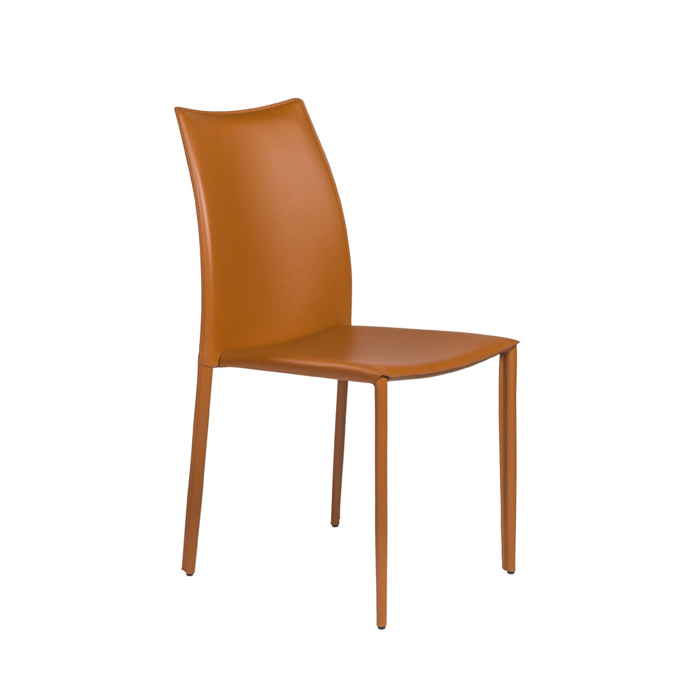 Set Of Two Premium All Black Stacking Dining Chairs By Homeroots | Dining Chairs | Modishstore - 16