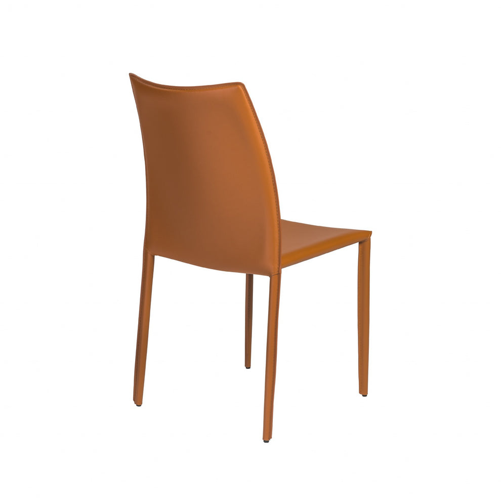 Set Of Two Premium All Black Stacking Dining Chairs By Homeroots | Dining Chairs | Modishstore - 18