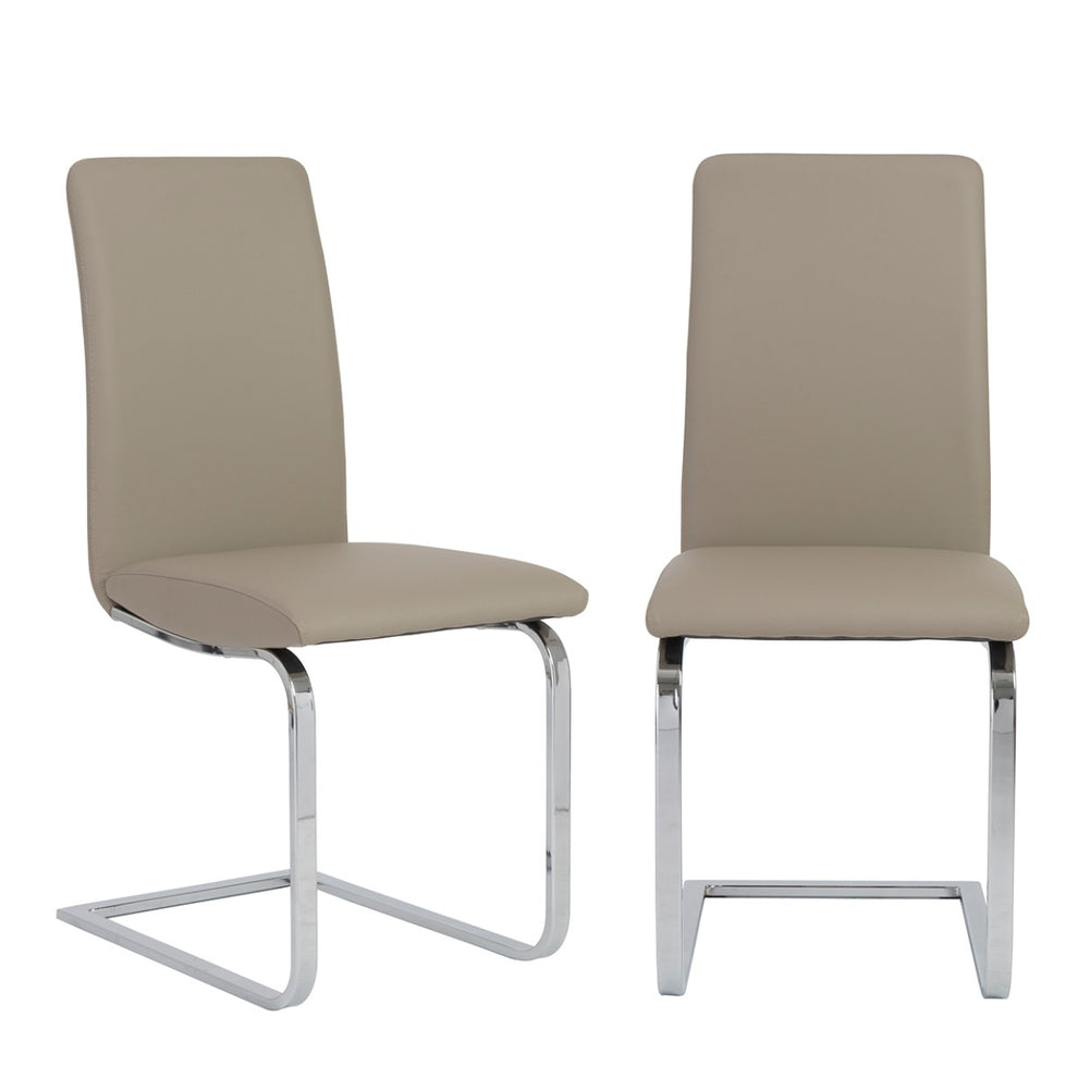 Set Of Two Mod Black And Silver Dining Chairs By Homeroots | Dining Chairs | Modishstore - 24