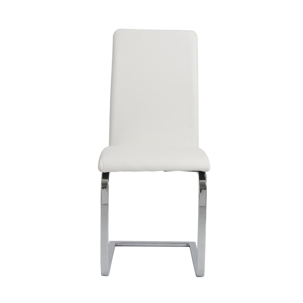 Set Of Two Mod Black And Silver Dining Chairs By Homeroots | Dining Chairs | Modishstore - 26