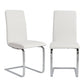 Set Of Two Mod Black And Silver Dining Chairs By Homeroots | Dining Chairs | Modishstore - 30