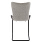 Set Of Two Gray Metro Mix Cantilever Dining Chairs By Homeroots | Dining Chairs | Modishstore - 5