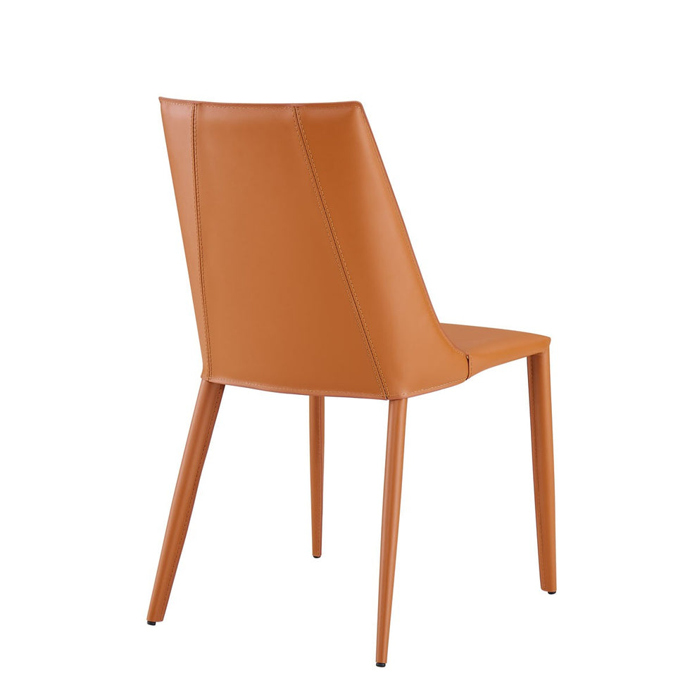 Sleek All Black Faux Leather Dining Or Side Chair By Homeroots | Dining Chairs | Modishstore - 12