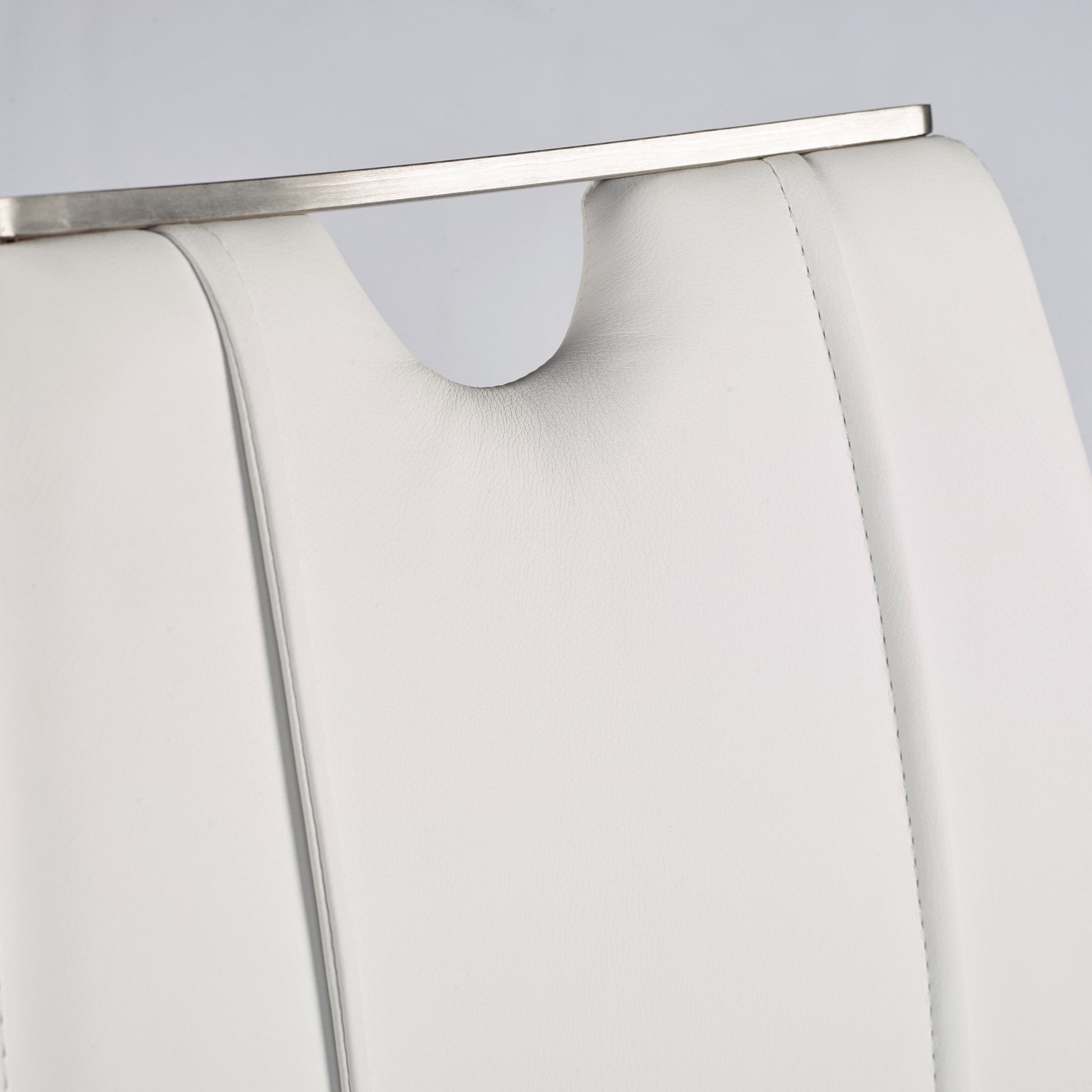 Set Of Two Black Faux Leather Cantilever Chairs By Homeroots | Dining Chairs | Modishstore - 29