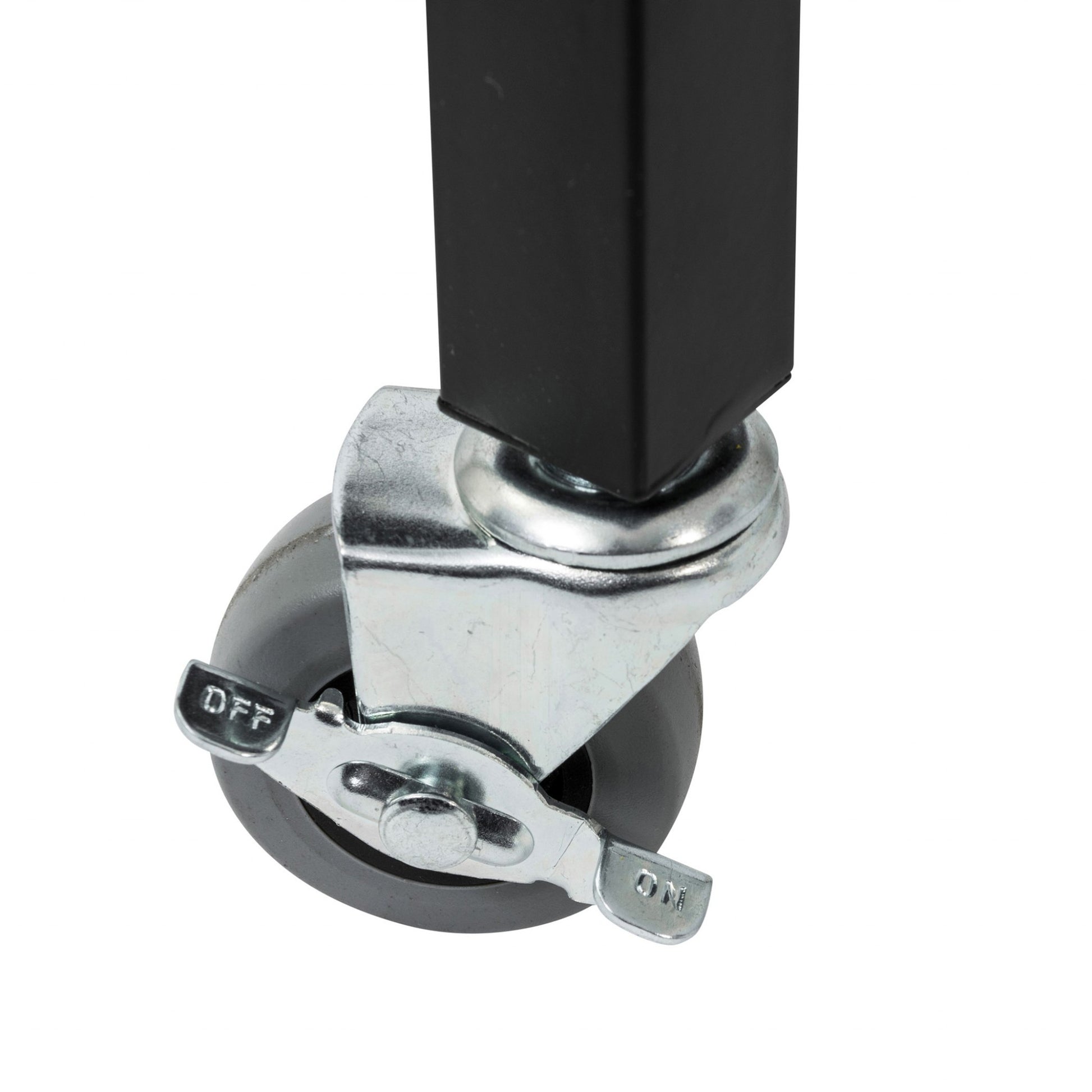 Black Minimalist Metal Folding Table Desk By Homeroots | Desks | Modishstore - 8