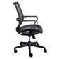 Black Mesh Office Chair with Metal Frame By Homeroots | Office Chairs | Modishstore - 4