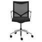 Low Back Black Mesh Aluminum Base Office Chair By Homeroots | Office Chairs | Modishstore - 2