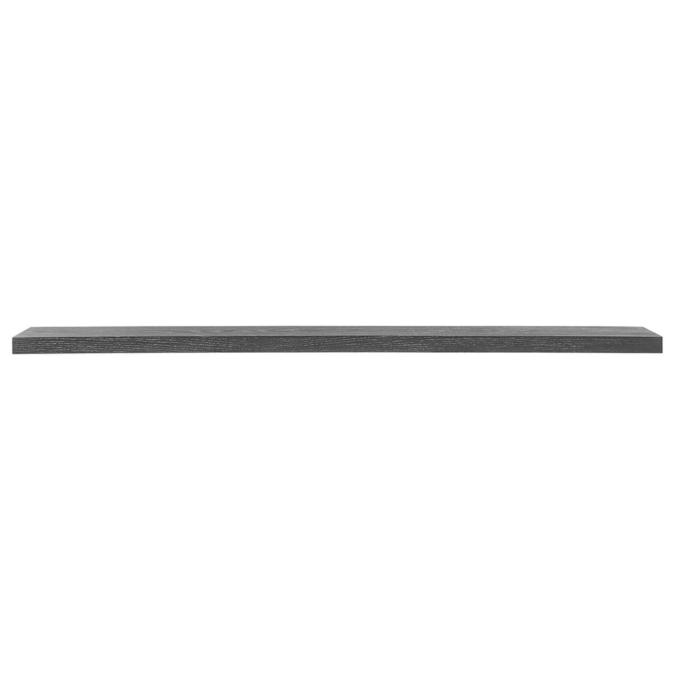 75" Dark Gray Whitewash Wooden Floating Shelf By Homeroots | Wall Shelf | Modishstore - 2