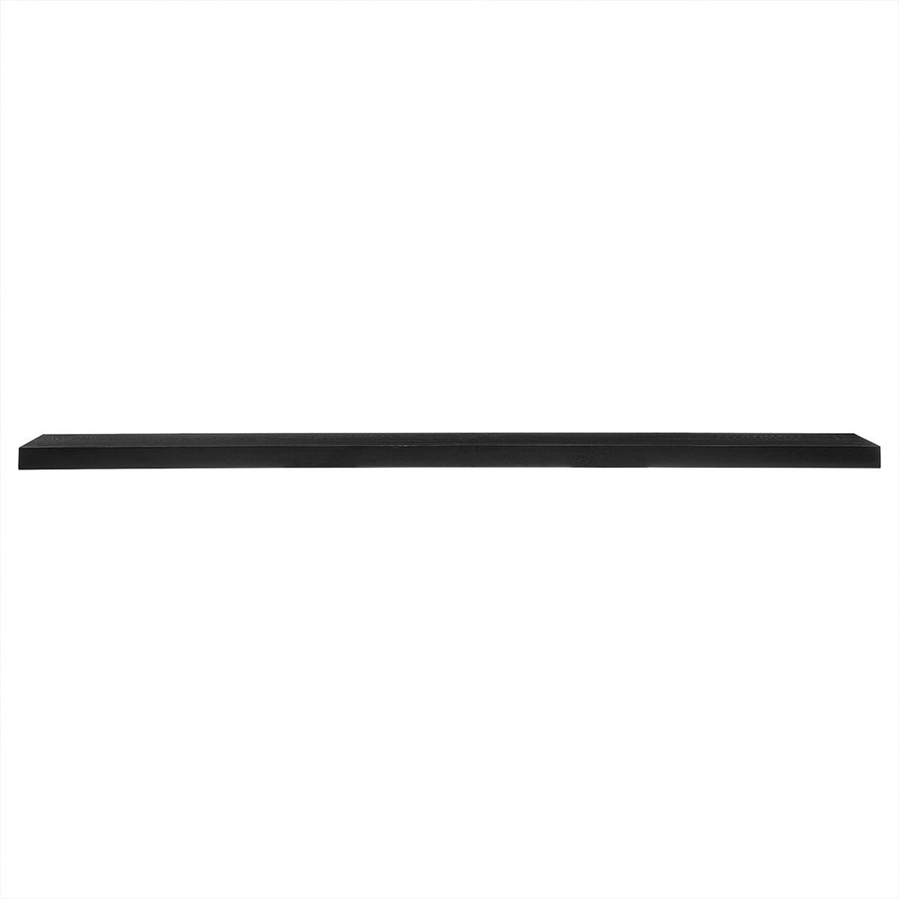 75" Dark Gray Whitewash Wooden Floating Shelf By Homeroots | Wall Shelf | Modishstore - 8