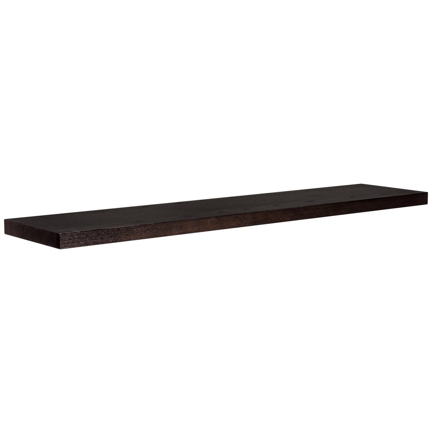 75" Dark Gray Whitewash Wooden Floating Shelf By Homeroots | Wall Shelf | Modishstore - 26