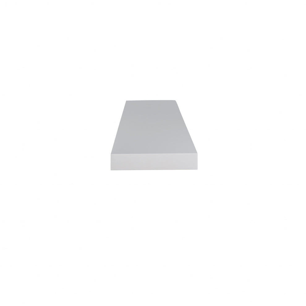 75" Dark Gray Whitewash Wooden Floating Shelf By Homeroots | Wall Shelf | Modishstore - 33