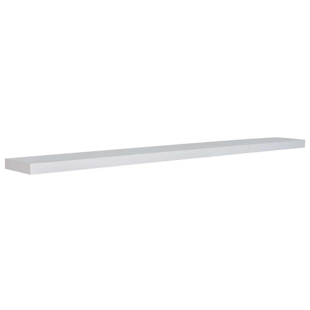 75" Dark Gray Whitewash Wooden Floating Shelf By Homeroots | Wall Shelf | Modishstore - 35