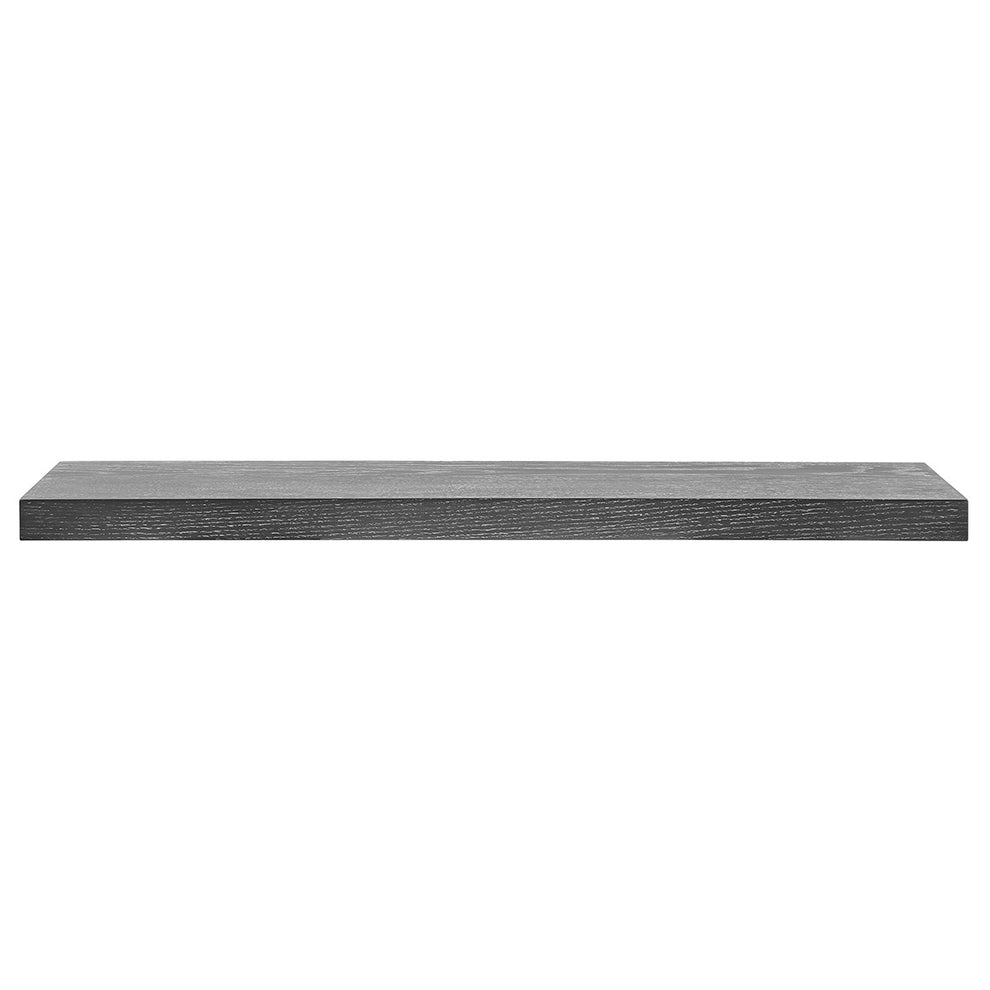 43" Dark Gray Whitewash Wooden Floating Shelf By Homeroots | Wall Shelf | Modishstore - 2