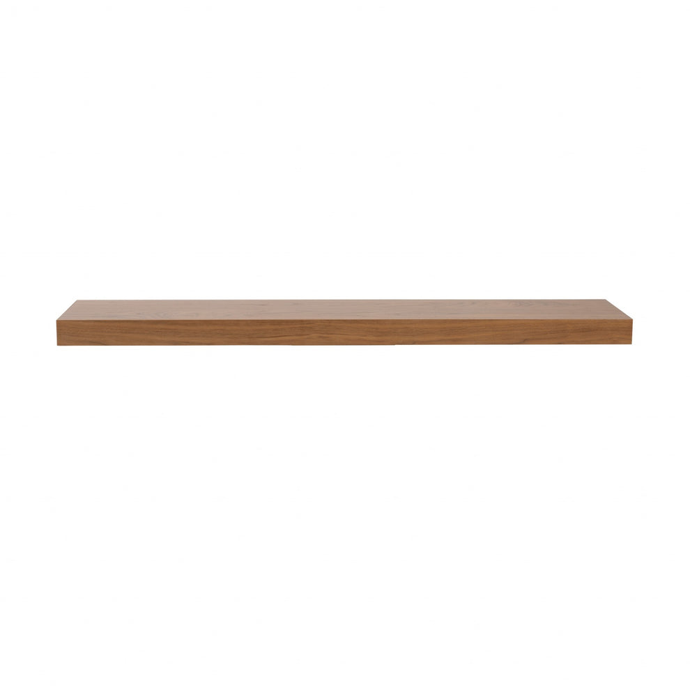 43" Dark Gray Whitewash Wooden Floating Shelf By Homeroots | Wall Shelf | Modishstore - 19