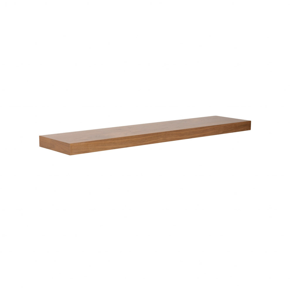 43" Dark Gray Whitewash Wooden Floating Shelf By Homeroots | Wall Shelf | Modishstore - 20