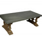 Rectangular Decorative Base Coffee Table By Homeroots | Coffee Tables | Modishstore