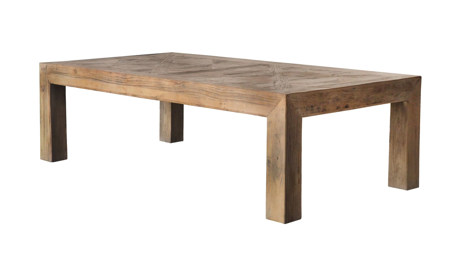 Classic Rectangular Wooden Coffee Table By Homeroots