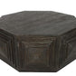 Deep Brown Octagonal Coffee Table By Homeroots | Coffee Tables | Modishstore